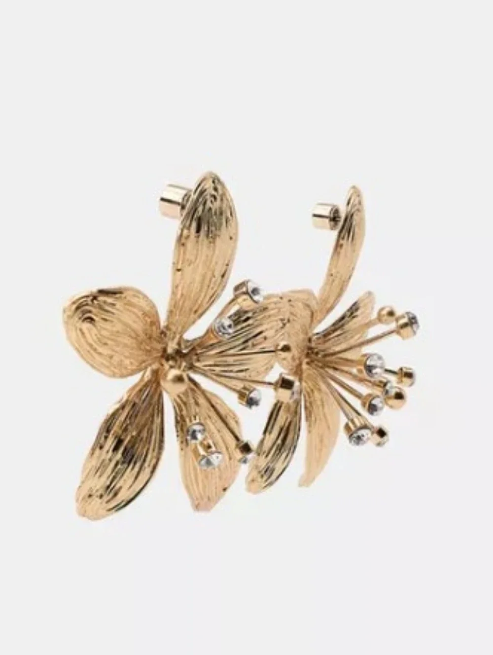 Zara Flower Jeweled Earrings
